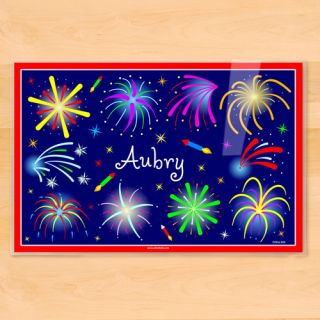 4th of July Fireworks Personalized Placemat by Olive Kids