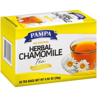 Pampa Herbal Chamomile Tea Bags, 20 count, 0.92 oz