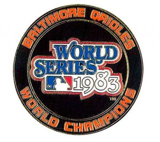 1983 Baltimore Orioles World Series Commemorative Pin   F182313 —
