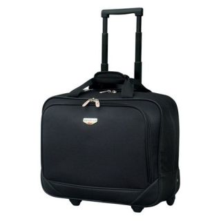 Travelers Club Luggage 17&quot; Single Section Rolling Briefcase