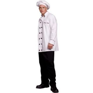 Master Chef Jacket & Hat Costume Adult XX Large