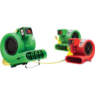 B-Air Grizzly Air Mover / Floor & Carpet Dryer — 1/3 HP, Safety Certified, Model# GP-33-ETL Green
