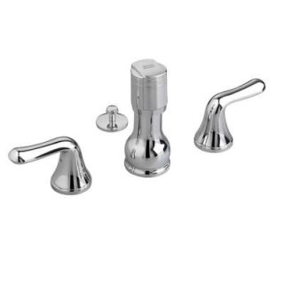 American Standard Colony 2 Handle Bidet Faucet in Polished Chrome with Vacuum Breaker 3475.501.002