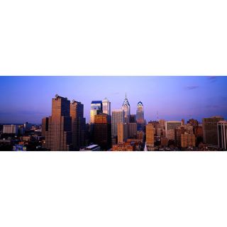iCanvas Panoramic Skyscrapers in a City, Philadelphia, Pennsylvania