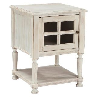 Mirimyn Chair Side End Table   White   Signature Design by Ashley