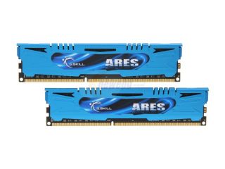 G.SKILL Ares Series 8GB (2 x 4GB) 240 Pin DDR3 SDRAM DDR3 1600 (PC3 12800) Desktop Memory Model F3 1600C9D 8GAB