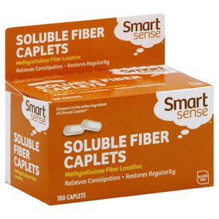 Smart Sense Soluble Fiber, Caplets, 100 caplets   Health & Wellness