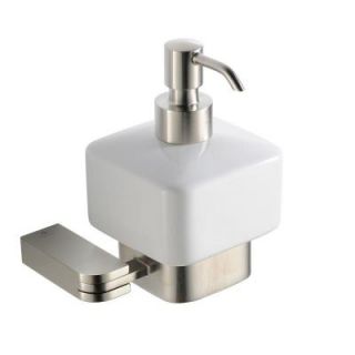 Fresca Solido Wall Mounted Lotion Dispenser in Brushed Nickel FAC1323BN