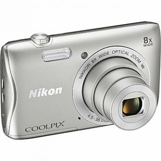 Nikon 20.1 Megapixel COOLPIX® S3700 w/ Built In WiFi Digital Camera