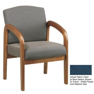 Office Star WorkSmart Mahogany Accent Chair
