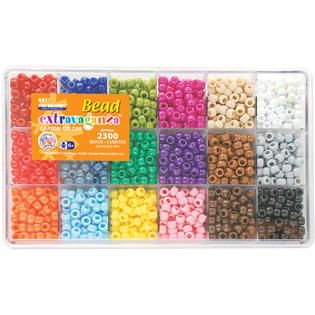 The Beadery Giant Bead Kit 2300 Beads/Pkg Crayon   Home   Crafts