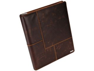 Rolodex 22337 Explorer Leather Organizer Business Card Book, 240 Card Cap., 11 x 13 1/2, Brown