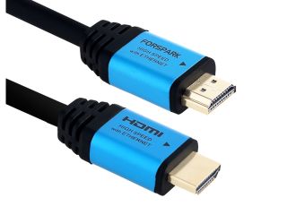 FORSPARK High Speed Ultra HDMI Cable 32ft with Ethernet ,Supports 4K, 3D, 1080p Full HD Latest Version, Blue Case