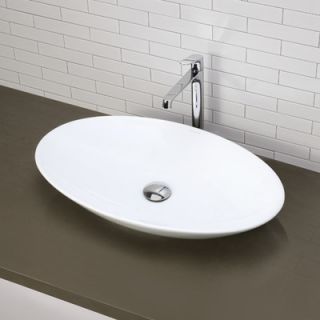 DecoLav Classically Redefined Oval Vessel Bathroom Sink