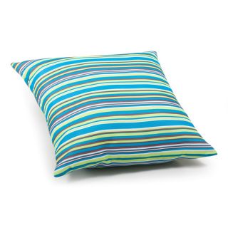 Puppy Multicolor Stripe Outdoor Pillow