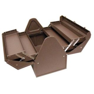 Homak 18 in. Cantilever Steel Hand Carry, Brown Wrinkle BW00210180