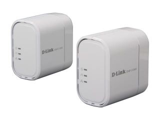 D Link PowerLine AV Mini Adapter Starter Kit (DHP 311AV) Includes 2 Adapters, Up To 200Mbps