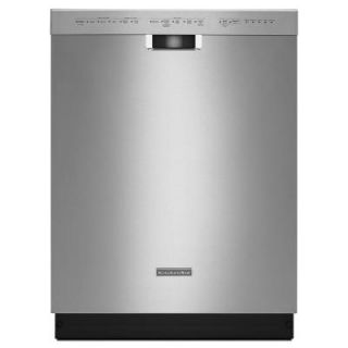 KitchenAid Front Control Dishwasher in Stainless Steel with Stainless Steel Tub, ProWash Cycle, 46 dBA KDFE104DSS