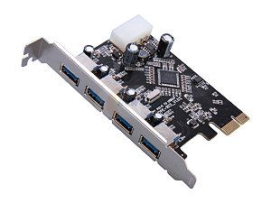 SABRENT Model CP 4PTU PCI Express to USB Card  Add On Card