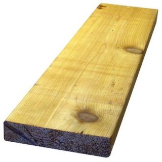 2 in. x 6 in. x 8 ft. Premium S4S Cedar Lumber 731979