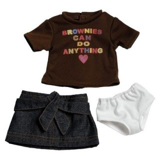 Adora 18 Doll Clothes   Brownie T Shirt/Skirt Set