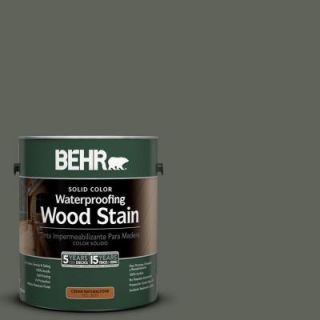 BEHR 1 gal. #SC 131 Pewter Solid Color Waterproofing Wood Stain 21301