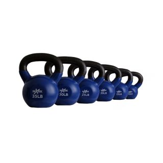 Xmark Fitness Multicolor 135 lbs Fixed Weight Kettlebell