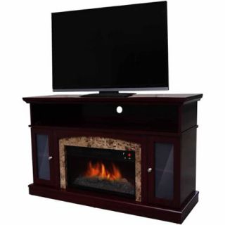 Decor Flame Electric Fireplace for TVs up to 60", Chestnut