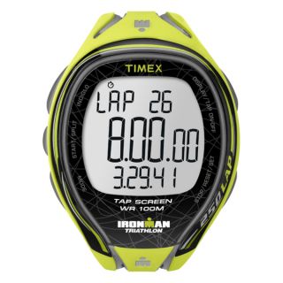 Timex Mens T5K589 Ironman Sleek 250 Lap TapScreen Neon Yellow/Black