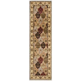 Safavieh Lyndhurst Grey and Multicolor Rectangular Indoor Machine Made Runner (Common 2 x 6; Actual 27 in W x 72 in L x 0.42 ft Dia)