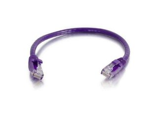 Cables to Go 6 Inch Cat6 Snagless Unshielded Network Patch Cable, Purple (958)