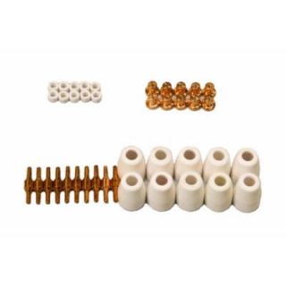 Lotos Plasma Cutter Consumable Accessory Set (40 Piece) for CT520D and LT5000D LCON40