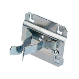 LocHook Extended Spring Clip, Hold Range 3/4 in.  1 1/4 in. for Stainless Steel LocBoard (3 Pack) 63107