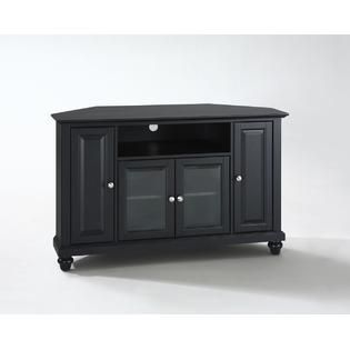Crosley Furniture  Cambridge 48in Corner TV Stand in Black