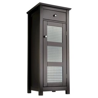 Elegant Home Fashions Chesterfield 1 Door Floor Cabinet with Drawer