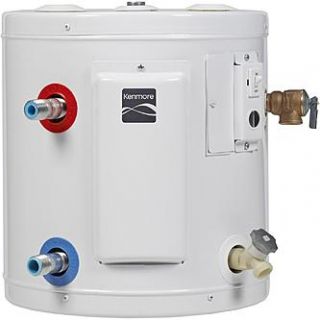 The Kenmore 31607 20 gallon compact electric water heater has foam