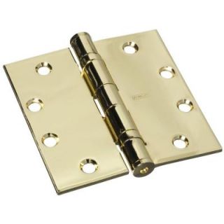 Stanley National Hardware 4 1/2 in. x 4 1/2 in. Ball Bearing Hinge DISCONTINUED FBB179 4.5X4.5 HGE BB
