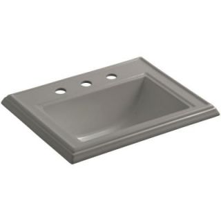 KOHLER Memoirs Drop In Vitreous China Bathroom Sink in Cashmere with Overflow Drain K 2241 8 K4