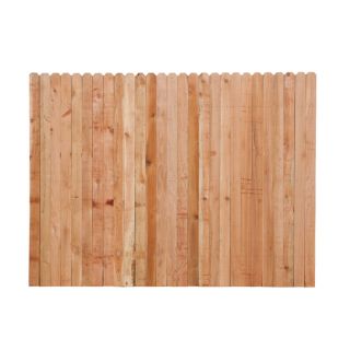 Severe Weather Natural Western Red Cedar Privacy Fence Panel (Common 8 ft x 6 ft; Actual 8 ft x 6 ft)