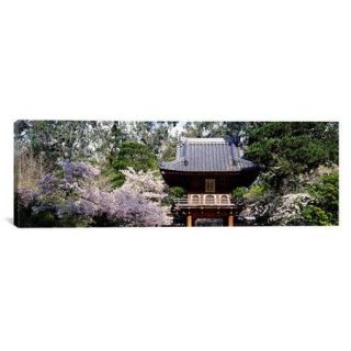 iCanvas Panoramic Japanese Tea Garden, San Francisco, California Photographic Print on Canvas