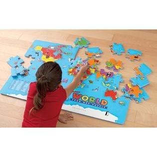WORLD FOAM MAP PUZZLE   Toys & Games   Learning & Development Toys