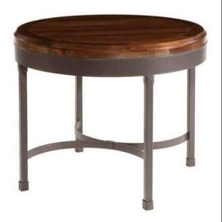 Cedarvale Iron Cafe Table in Walnut Finish (Hand Rubbed Bronze)