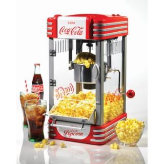 Nostalgia Electrics Coca Cola Series Kettle Popcorn Maker, RKP630COKE