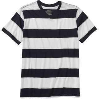 No Boundaries Men's Stripe V neck