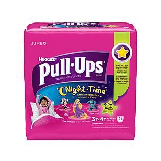 Pull Ups  ® Training Pants, Night*Time for Girls 3T 4T, 21ct