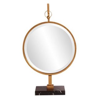 Howard Elliott Medallion Gold Mirror