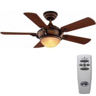 Hampton Bay Midili 44 in. Gilded Espresso Ceiling Fan 68100