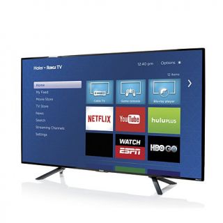 Haier 49" Smart LED HDTV with Built In Roku and HDMI Cable   8014484