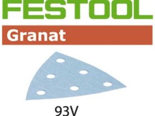 497392 3 11/16 in. P80 Grit Granat Abrasive Sheet (50 Pack)