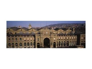 Facade of a train station, Zurich, Switzerland Poster Print by Panoramic Images (36 x 12)